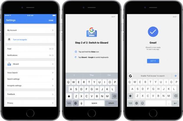 google ios gboard